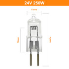 la lampada dell'alogeno di bassa tensione di 24V 250W borda la lampada alogena Shadowless della chirurgia della macchina utensile di Crystal Lamp Pin Bulb Projector