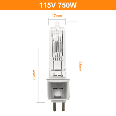 Sostituzione di Pin Halogen Bulb 750w 115v OSRAM EHG della Bi di medium G9.5