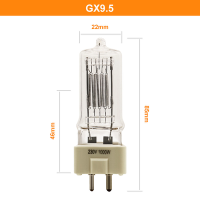 Lampada della luce Gx9.5 della lampada alogena di Marine Searchlight 1000w 230v della barca