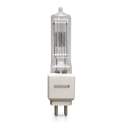 lampada al quarzo G15 3200K della lampada alogena di 110V 230v 2000w per il teatro dello studio cinematografico