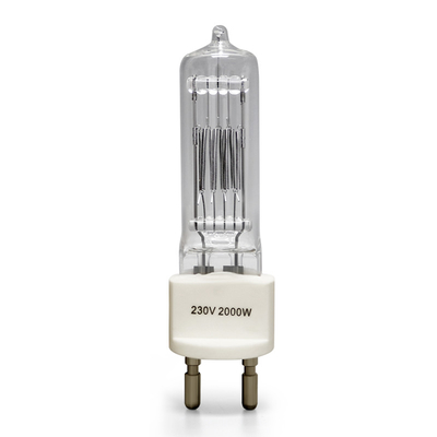 Bi Pin Halogen Lamp Explosion Proof della lampada alogena del quarzo di 230v 2000w G22