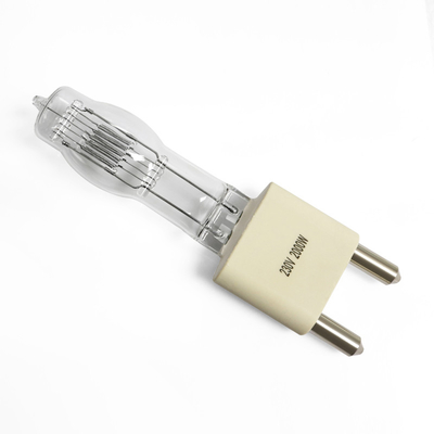 lampada ad alta tensione dell'alogeno 230v 2000 singoli della lampadina G38 di watt conclusi