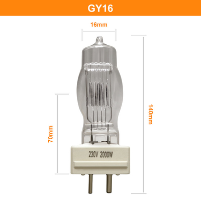 lampadina della luce al quarzo della lampada 400h 3200K del proiettore dell'alogeno di 230v 2000w GY16