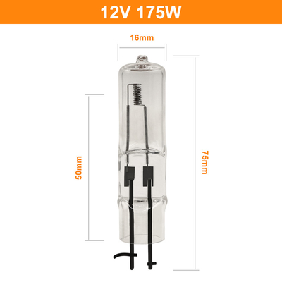 lampada della lampada alogena del quarzo 12v 175W G6.35 forconi di Pin Halogen Bulb With Two della Bi da 12 volt