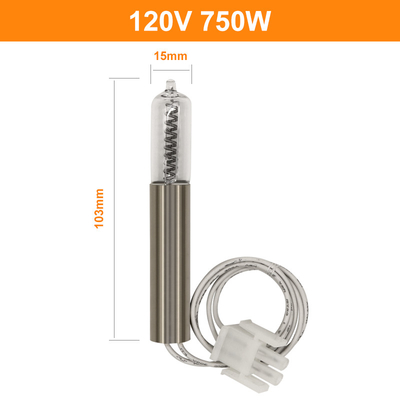 Lampadine infrarosse dell'alogeno del tungsteno del quarzo della lampadina del quarzo G9.5 750w 120V