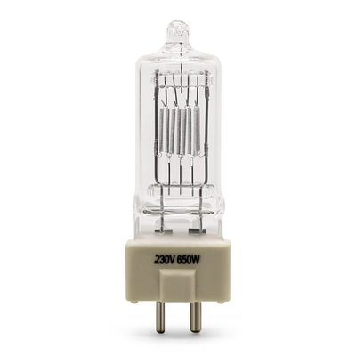 fase ottica 3400K teatrale 300H della lampada dell'esposizione dell'alogeno di 230V 650W GX9.5 20000 lumi