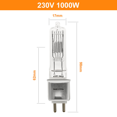 230V lampadine del riflettore della fase di luce della nave di aviazione della lampadina della lampada al quarzo da 1000 watt