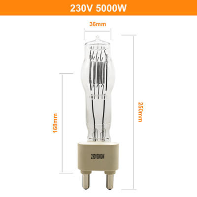 nozze Antivari di spettacolo dello studio della lampadina della lampada al quarzo della fase di 230V 5000W G38