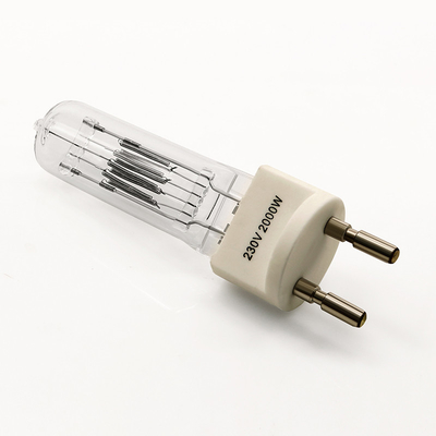 230v 2000 basi della lampada della lampadina G22 della luce al quarzo di watt