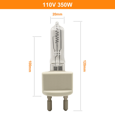 lampada dello strumento della lampada alogena del quarzo 350W 110V G22