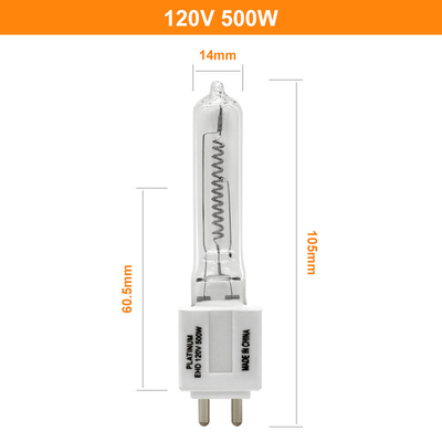 120V lampada principale dello strumento della sostituzione della lampada alogena del quarzo da 500 watt