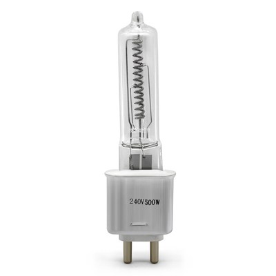 500 fotografia della fase della lampada al quarzo G9.5 2 Pin Halogen Light Bulb 240V di watt