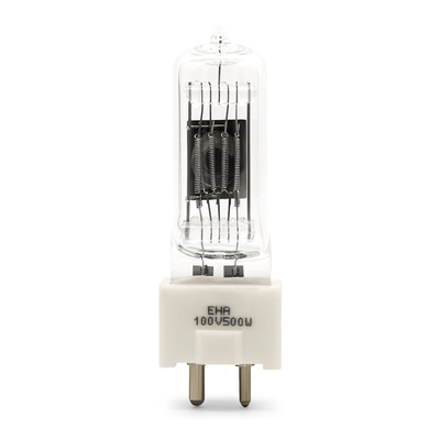 100V 500 lampada dell'alogeno del microscopio dello strumento ottico dei lumi G22 dell'alogeno del quarzo di watt
