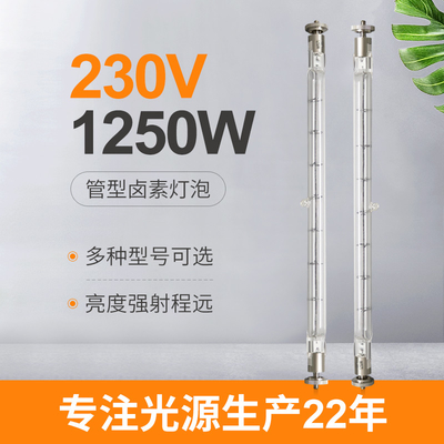 infrarosso protetto contro le esplosioni Heater Lamps For Adb Alnaco Hf1000 dell'alogeno del quarzo di 230V 1250W